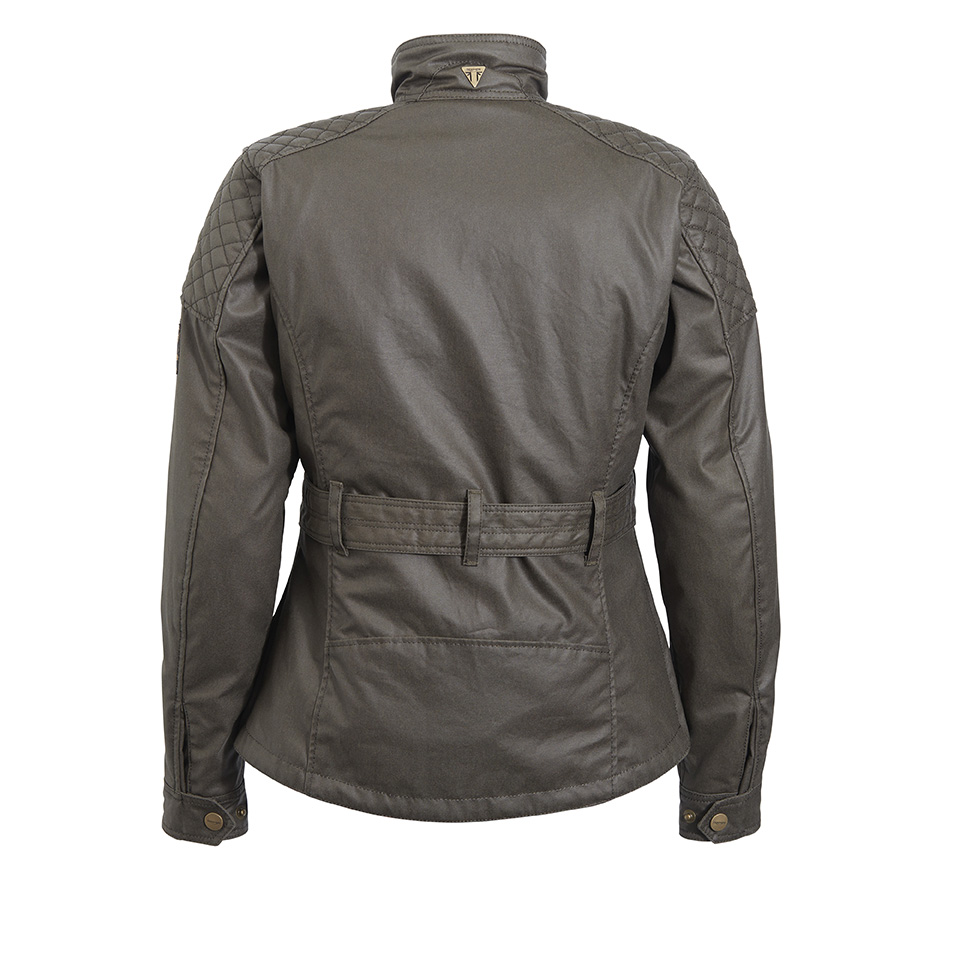 Belstaff triumph belted hot sale leather jacket